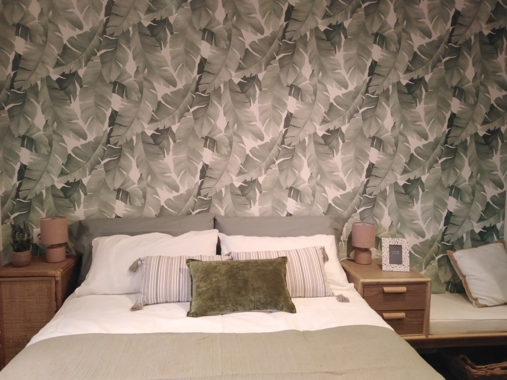 Dormitorio cama doble loft Paraíso Gijón