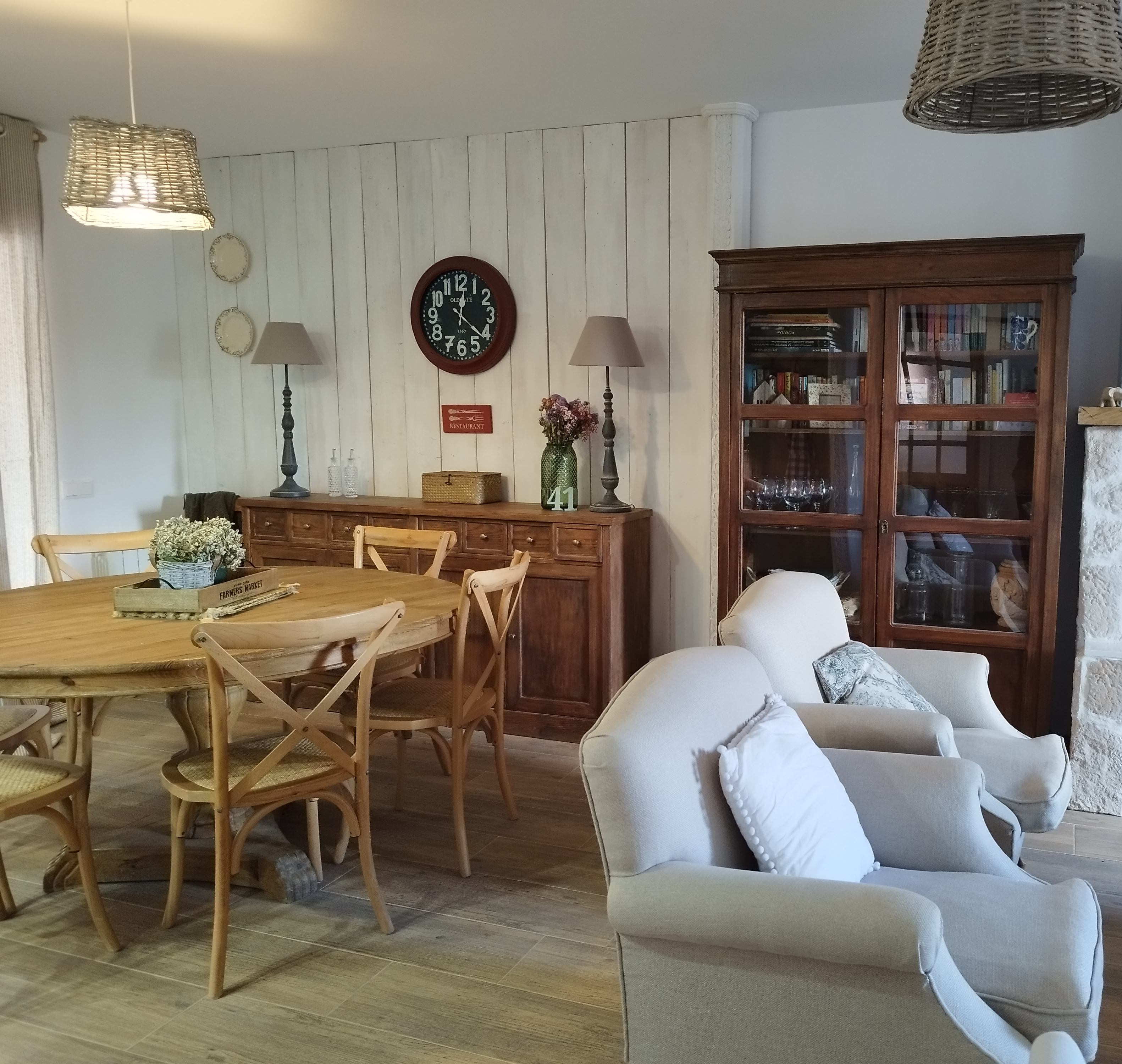 Salón comedor casa Paraíso Navas